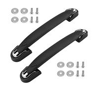 EQEQE Luggage Handle Strap,Pull Strap,2Pcs Plastic Pull Handle Side Holder for Luggage Trunk Suitcase Black RB-059 220x25x20mm