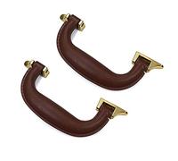 EQEQE Luggage Handle Strap,Pull Strap,8Pcs Luggage Handle 5.12" x 0.55" (L x W) Plastic Pull Handle Grip Replacement 130mm x 14mm for Luggage Suitcase Box Red Tone(Brown)