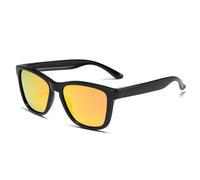 EQEUETN 2 Pcs Polarized Sunglasses Womens, 2025 Ladies Sunglasses With UV Protection, Retro Black Sun Glasses Men For Driving Running Fishing Fashion Accessories (Black framed red lens)