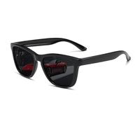 EQEUETN Polarized Sunglasses Womens, 2025 Ladies Sunglasses With UV Protection, Retro Black Sun Glasses Men For Driving Running Fishing Fashion Accessories (Black frame gray lens)