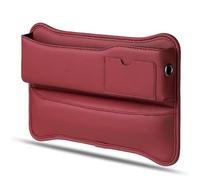 EQHCVCES Car Seat Gap Filler Organiser For Jaguar I-Pace F-Pace E-Pace F-Type, Pu Leather Adjustable Multifunctional Storage Box Holder Phones Keys Auto Accessories,B