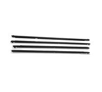EQJSHL 4Pcs Car Door Window Weatherstrip for Mazda 3 2004-2009 Outer Glass Sealing Belts Trim Front Rear Waterproof Strips Decor Window Seals Belt
