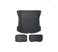 EQJSHL Car Floor Mats Carpet Slip For Tesla For Model 3 Highland For Model Y 2017-2024 Cargo Liner Floor Carpets Trunk Mats(Black 10)