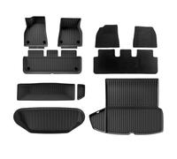 EQJSHL Car Floor Mats Carpet Slip For Tesla For Model S Plaid Cargo Liners All-Weather Trunk Mat Floor Carpets Custom(10pcs full set)