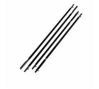 EQJSHL Car Side Window Sealing Strip for Toyota for Land for Cruiser for Prado J150 2010-2023 Weatherstrips Door Rainproof Belts Window Seals Belt(Black 4pcs)