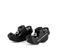 EQJSHL Handlebar Risers Clamp Motorcycle Handlebar Risers For H&onda Nc750 NC 750 X S NC750X 750x 22MM Handle Bar Clamp Extend Adapter(BLACK,X1)