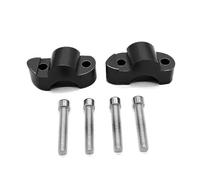 EQJSHL Handlebar Risers Clamp Motorcycle Handlebar Risers For SUZUKI GSX-S1000 GSX-S1000F GSXS1000 GSXS1000F 2015-2023 Handlebar Riser Clamp Adapter(BLACK)