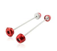 EQJSHL Motorbike Frame Sliders Motorcycle Front Rear Wheel Axle Fork Anti Crash Sliders Pad Protector For Ducati Diavel V4 DIAVEL V4 2023 2024+ Falling Protection Falling Protection(Front+Rear 2)