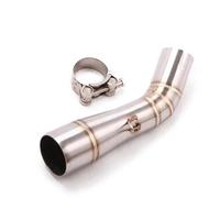 EQJSHL Motorcycle Exhaust Pipe For Benelli 502C 502 C Slip On Stainless Steel Escape Mid Connection Middle Link Pipe Muffler