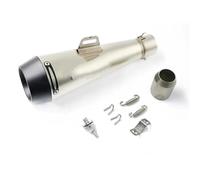 EQJSHL Motorcycle Exhaust Pipe For Benelli Yellow Dragon 300 600 Muffler Back Pressure Straight Pipe Escape Tube Silencer(Color 7)