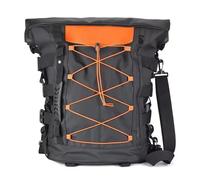 EQJSHL Motorcycle Frame Crash Bars for Goldwing 30-65L Large Capacity Waterproof Sissy Bar Bag Travel Luggage. Tool Placement Package