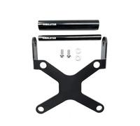 EQJSHL Motorcycle GPS Navigation Bracket For Royal Enfield Himalayan 450 2024 2025 Aluminum Phone Holder Stand Plate Crossbar Parts Mobile Phone Stand(Black 1,12+22mm)