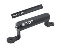 EQJSHL Motorcycle GPS Navigation Bracket For Tracer 700 7GT 700GT MT-07 Windshield Stand Plate Phone Holder Support Parts Mobile Phone Stand(Black 1)