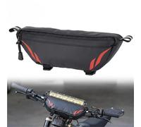 EQJSHL Motorcycle Handlebar Bag For B&MW R1200GS R1250GS LC Waterproof Storage Handle Bar Bag Travel Repair Tool Placement Bag Saddle Bags(RED)