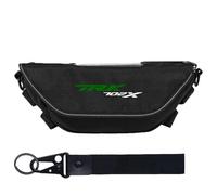 EQJSHL Motorcycle Handlebar Bag For Benelli Trk702 Trk702x Repair Tool Placement Bag Waterproof Bag Travel Bag Saddle Bags(Black 3)