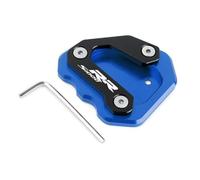 EQJSHL Motorcycle Kickstand Extension Pad Enlarged Side Stand Support Plate Parking Stand Extension For BMW S1000RR 2009-2018 Side Extension Pad(BLUE 2)