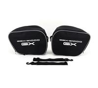 EQJSHL Motorcycle Liner Inner Luggage Bag for Suzuki GSX-S1000GX GSXS1000GX GSX-S S1000 GSXS S 1000 GX S1000GX 2024 Saddle Bag Saddle Bags(Black)