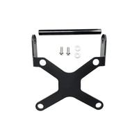 EQJSHL Motorcycle Phone GPS Navigation Bracket For Royal Enfield Himalayan 450 2024 2025 CNC Aluminum Holder Stand Plate Crossbar Mobile Phone Stand(Black 2,12mm)