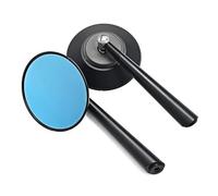 EQJSHL Motorcycle RearView Mirror For Suzuki GSR 600 750 SV650 Vstrom 650 800 Burgman 400 125 Round Handlebar Side(BLACK)