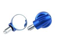 EQJSHL Motorcycle Rotatable Grip Plug Side Mirror For Monkey 125 Z125 MSX125 Adjustable Blind Spot Wide Angle Rear(BLUE)