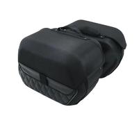 EQJSHL Motorcycle Saddle Bag Motorcycle SaddleBag Large Capacity Package for K&awasaki for Vucan S 2016-2023 Side Bags Storage Trunk Tool Pannier Parts Crash Bar Bag