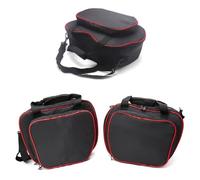 EQJSHL Motorcycle Saddle Bag Motorcycle Saddlebag Side Luggage Bag Liner Bags Inner Panniers Storage Package Tool Pouch for Ducati MULTISTRADA V4 S 2021 Crash Bar Bag(Black 3 Bags)