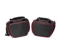 EQJSHL Motorcycle Saddle Bag Motorcycle Saddlebag Side Luggage Bag Liner Bags Inner Panniers Storage Package Tool Pouch for Ducati MULTISTRADA V4 S 2021 Crash Bar Bag(Black 2 Side Bags)