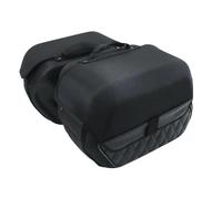 EQJSHL Motorcycle Saddle Bag Motorcycle Travel Saddle Bag Large Storage Package for K&awasaki for Vucan S 2016-2023 Tools Trunk Waterproof Side Panniers Crash Bar Bag