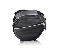 EQJSHL Motorcycle Saddle Bag Motorcycle Tunnel Bag Tool Package Waterproof Front Pedal Storage Pouch Accessories for Y&amaha T-MAX 530 N-MAX 155 Crash Bar Bag(Black 1)