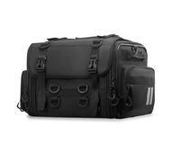 EQJSHL Motorcycle Saddle Bag Motorcycles Tail Bags Luggage Rack Bag for H&onda NC750X NC700X X-ADV750 CRF1000L Africa Twin Storage Package Saddlebag Crash Bar Bag(Black 30L-45L)
