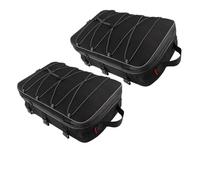 EQJSHL Motorcycle Top Box Panniers Bag Case Luggage Bags For B&MW R1250GS R1200GS LC Side Rack Carrier Storage Bag Frame Saddle Bags(Black-2 Side Bag)