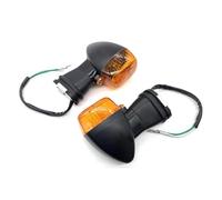 EQJSHL Running Indicators Motorcycle Front Turn Signal Light Indicator Lamp For KAWASAKI For NINJA 500 500R EX500 GPZ1100 For ZZR600 For ZR-7S Lighting(Amber)