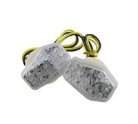 EQJSHL Turn Signal Light Motorcycle Flush Mount Turn Signals Lights Indicators Lamp For Suzuki GSXR600 GSXR750 GSXR1000 Bandit 600S 1200S 1250S SV650S SV1000S Turning Indicators(CLEAR)