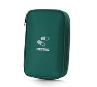 EQLEF First Aid Bag Empty Medium, First Aid Kit Pouch Waterproof Travel Medicine Bag Portable Medical Organizer Pouch for Car Office or Outdoors (Green)