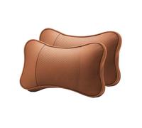 EQLIFD 2PCS Car PU Leather headrest Neck Pillow, for Mercedes-Benz CL Coupe CL500 CL550 CL600 CL63 Seat Head Cushion Adjustable Strap Head Neck Comfort Support Cushion,D