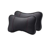 EQLIFD 2PCS Car PU Leather headrest Neck Pillow, for Mercedes-Benz GLC 200 260 300 200d 220d 300d 300e 300de 400d GLC 43 63 Seat Head Cushion Adjustable Strap Head Neck Comfort Support Cushion,B