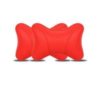 EQLIFD 2PCS Car PU Leather headrest Neck Pillow, for Sub-aru R1 R2 Ascent Chiffon Levorg Lucra Traviq Baja Tribeca Dex Seat Head Cushion Adjustable Strap Head Neck Comfort Support Cushion,B