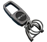 EQLIFD Auto Metal Key Ring Chain, for BYD seal DM-I BYD F3 DM-i BYD S1 PRO Key Rings Durable rust-proof Wear-resistant water proof Car Keychain Accessories,A-L