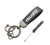 EQLIFD Auto Metal Key Ring Chain, for ISUZU D-MAX D MAX Dmax I II PANTHER ASCENDER WFR NFR ATV TROOPER Key Rings Durable rust-proof Wear-resistant water proof Car Keychain Accessories,D-L