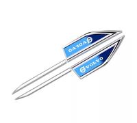 EQLIFD Car Metal body Emblem sticky, for Volvo C30 C70 S40 S80 V40 V60 V90 Letters Sign Badge Stickers Emblem Letters Sticker Decorations Accessories,A