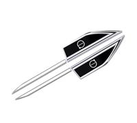 EQLIFD Car Metal body Emblem sticky, for Volvo C30 C70 S40 S80 V40 V60 V90 Letters Sign Badge Stickers Emblem Letters Sticker Decorations Accessories,A