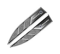 EQLIFD Car Metal body Emblem sticky, for Volvo C40 XC40 XC60 XC90 S60 S90 Letters Sign Badge Stickers Emblem Letters Sticker Decorations Accessories