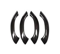 EQPWZG 4pcs Car Styling ABS Carbon Fiber Texture Door Handle Armrest Cover Trim, for BMW, for X1 F48 2016-2018 door handle(Carbon fiber texture)
