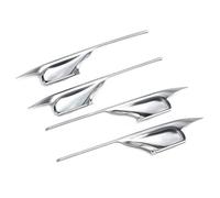 EQPWZG 4pcs Car Styling ABS Chrome/Carbon Fiber Texture Door Handle Bowl Cover Trim, for BMW, for X5 F15 X6 F16 2014 2015 2016 2017 2018 door handle(Carbon fiber texture)