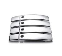 EQPWZG Abs Chrome Gloss Black Door Handle Covers Trim Car Accessories, for Land Rover, Discovery 4, for Range, Rover Sport Freelander 2 Car Door Handle Cover(Chromed Style)