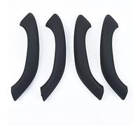 EQPWZG Carbon Fiber Interior Door Handle Outer Cover Trim Replacement, For BMW, for X1 X2 F48 F49 F39 2016-2020 door handle(Black 4PCS SET)