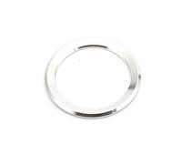 EQPWZG Steering Wheel Panel Circle Trim Sticker, for BMW, for X1 F48 E60 E36 E39 E46 E30 E60 E90 E92 F10 F30 F25 X3 X5 1 2 3 5 Series Steering Wheel Cover Trim(Silver)
