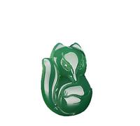EQQHJL Jade Carving Pendant,Jadeite Jade Pendant, Natural ice Species Agate Chalcedony Hetian Jade Peace Auspicious Fox Fairy Pendant Men and Women Authentic