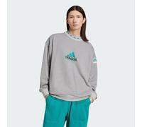 Adidas Men's EQT Reflective Crewneck Sweatshirt Medium Grey Heather