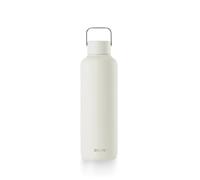 EQUA Timeless Insulated Water Bottle, Double Walled Stainless Steel, 24 Hours Cold or Up to 12 Hours Hot, BPA Free, Leak-Proof, Durable, Multifunctional (Off White, 600 ml)